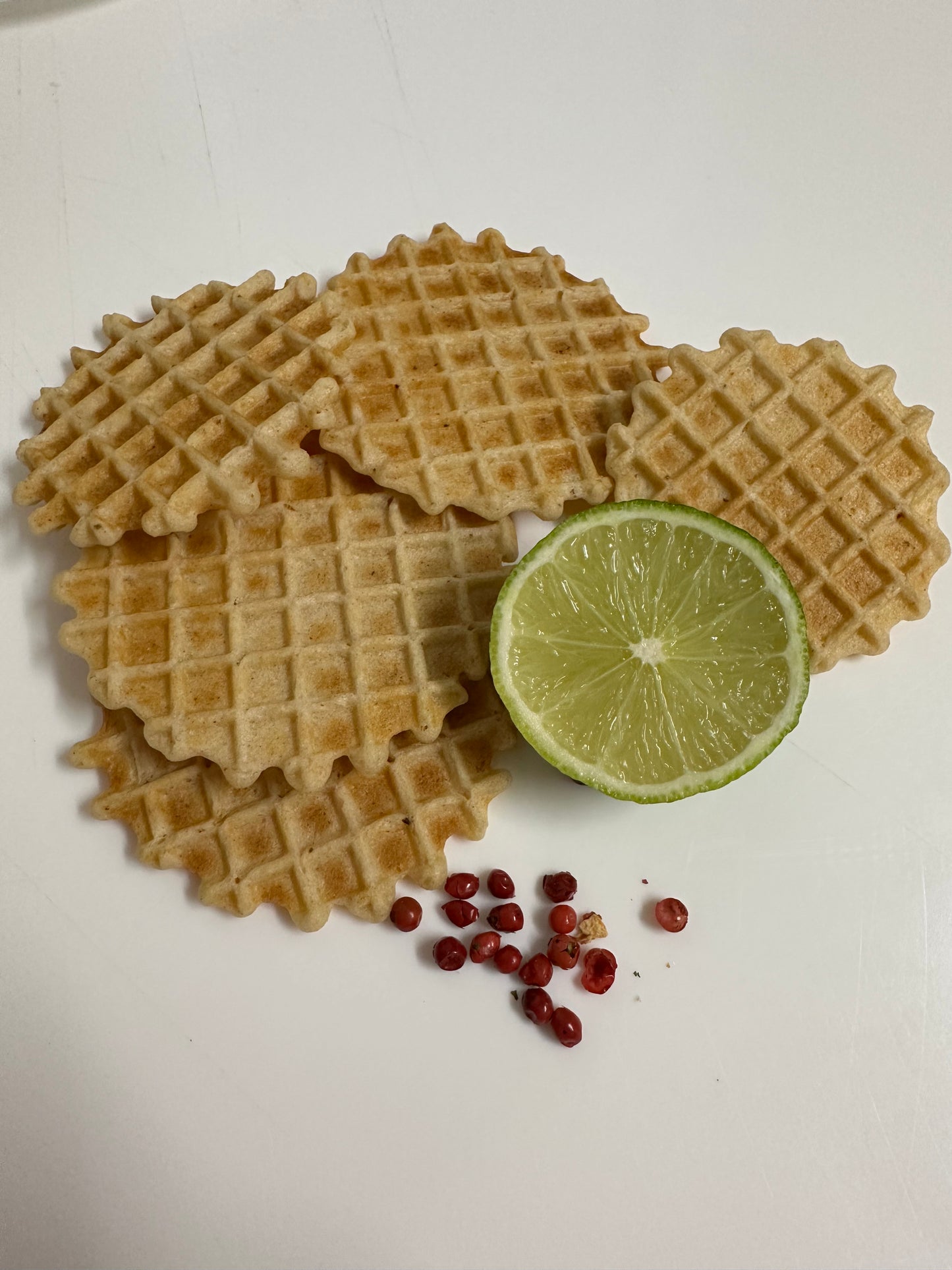 Ferratelle salate di Solina gusto Lime e pepe rosa 150g