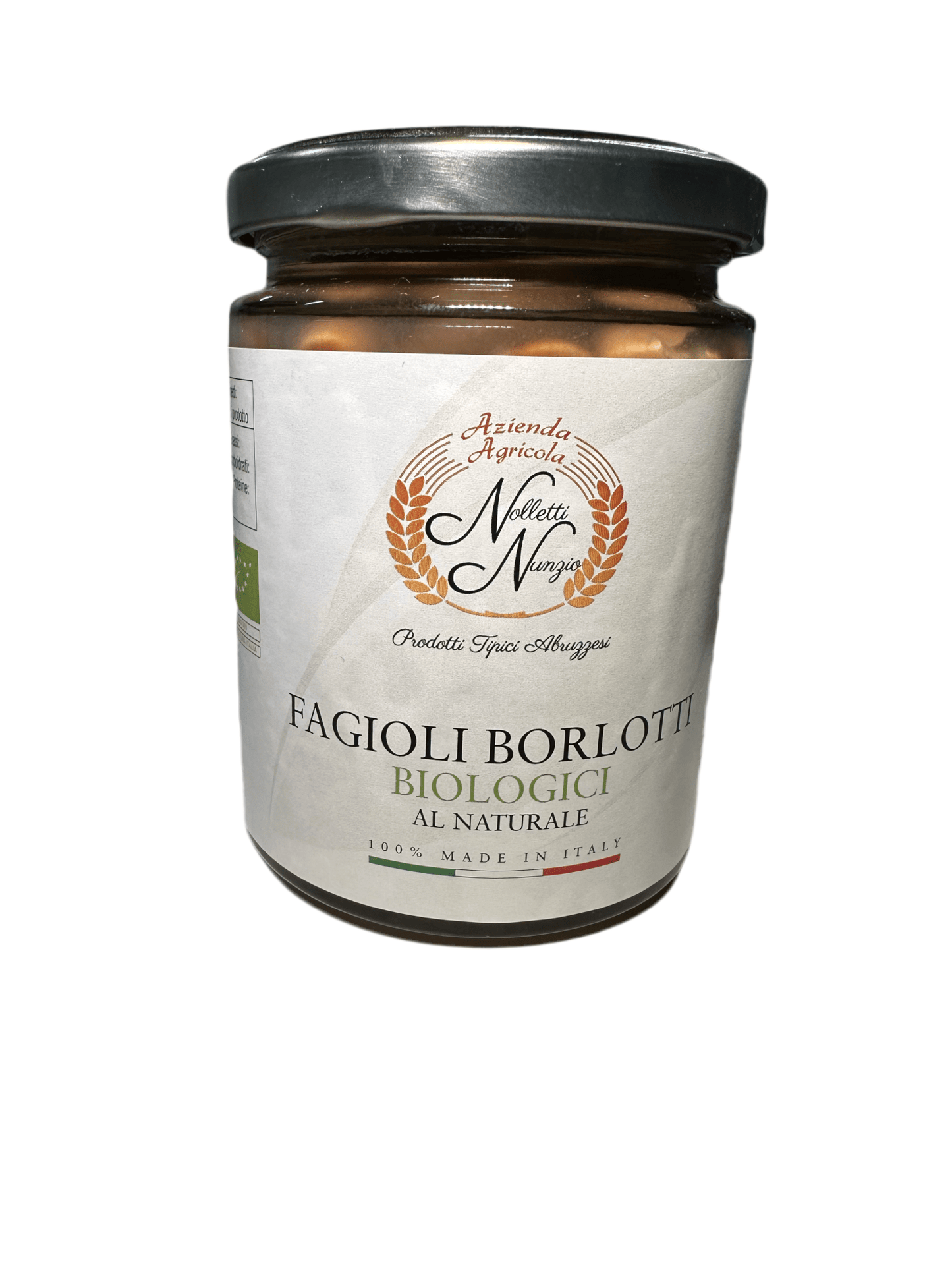 Fagioli Borlotti Bio al naturale 330g - Shop Azienda Agricola Nunzio Nolletti