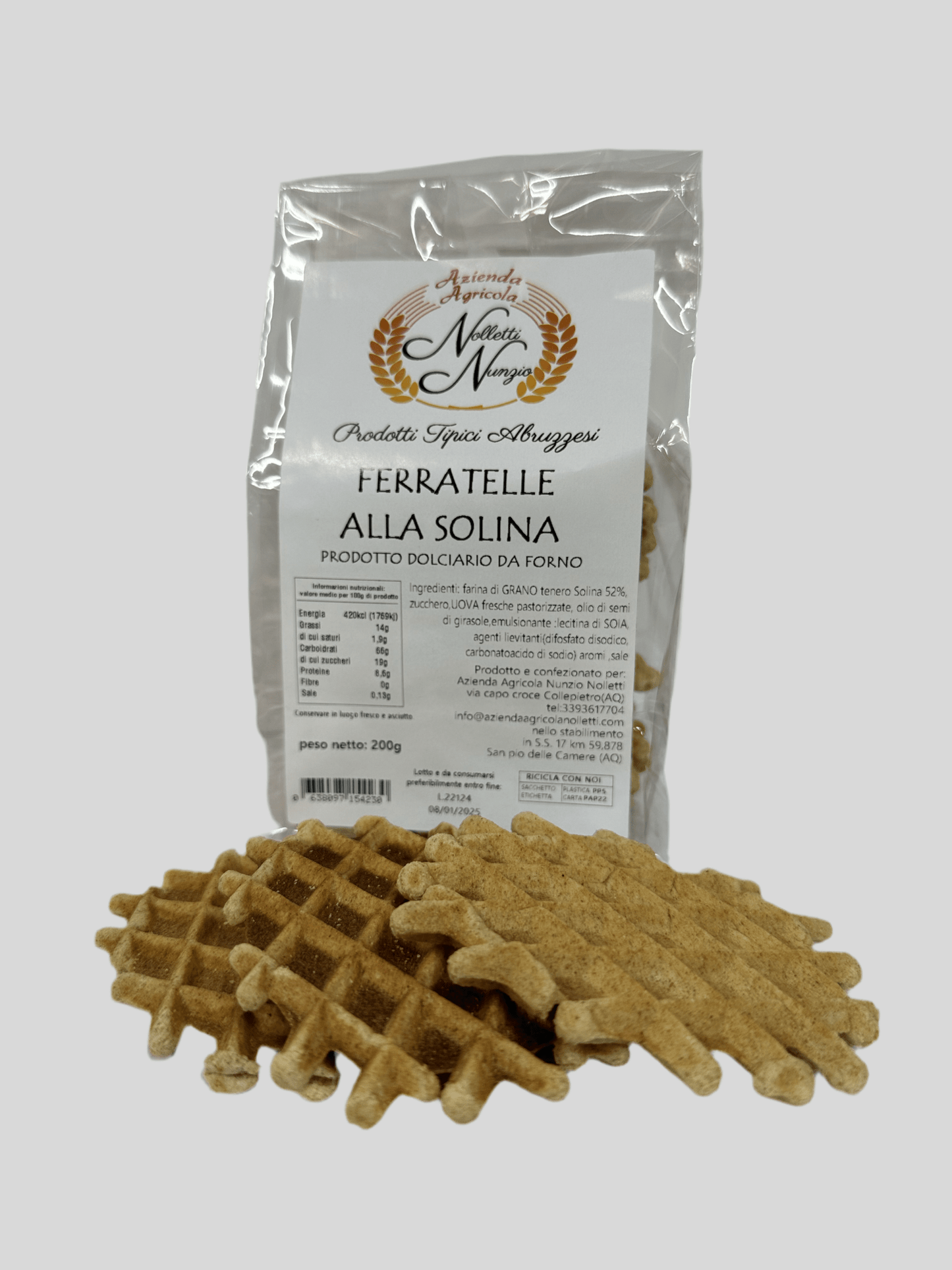 Ferratelle alla Solina 200g - Shop Azienda Agricola Nunzio Nolletti