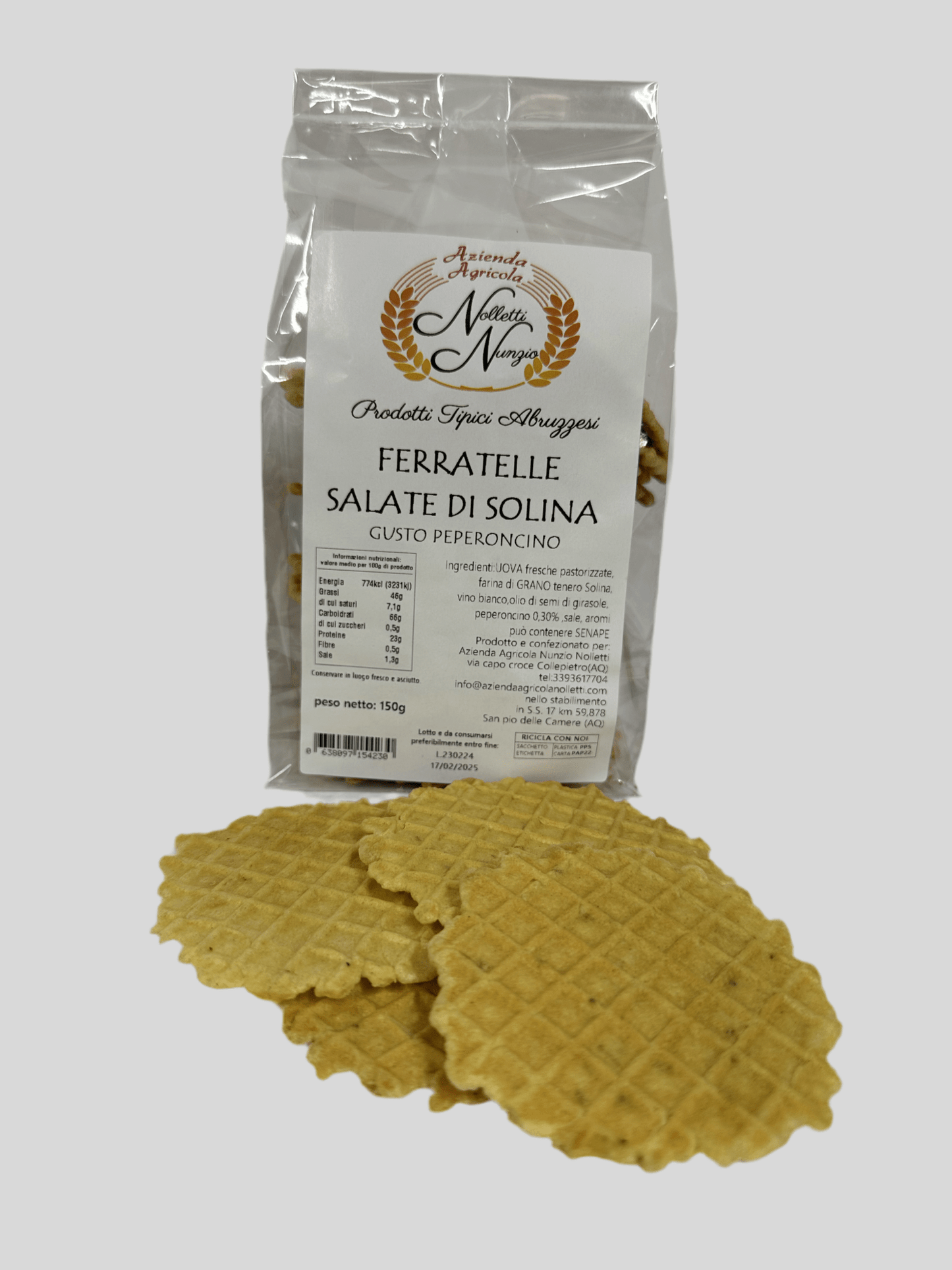 Ferratelle salate di Solina Gusto Peperoncino - Shop Azienda Agricola Nunzio Nolletti
