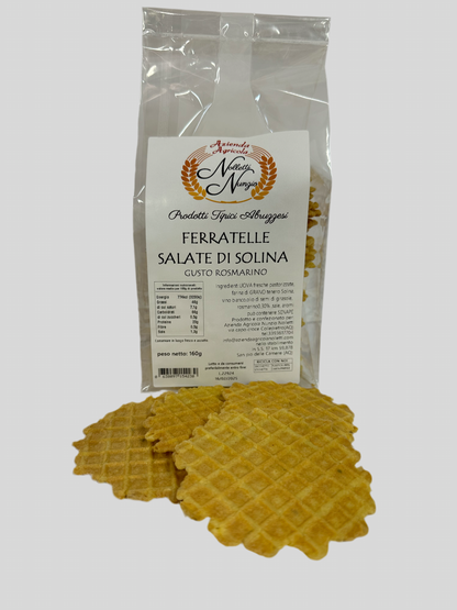 Ferratelle salate di Solina         gusto rosmarino 150g