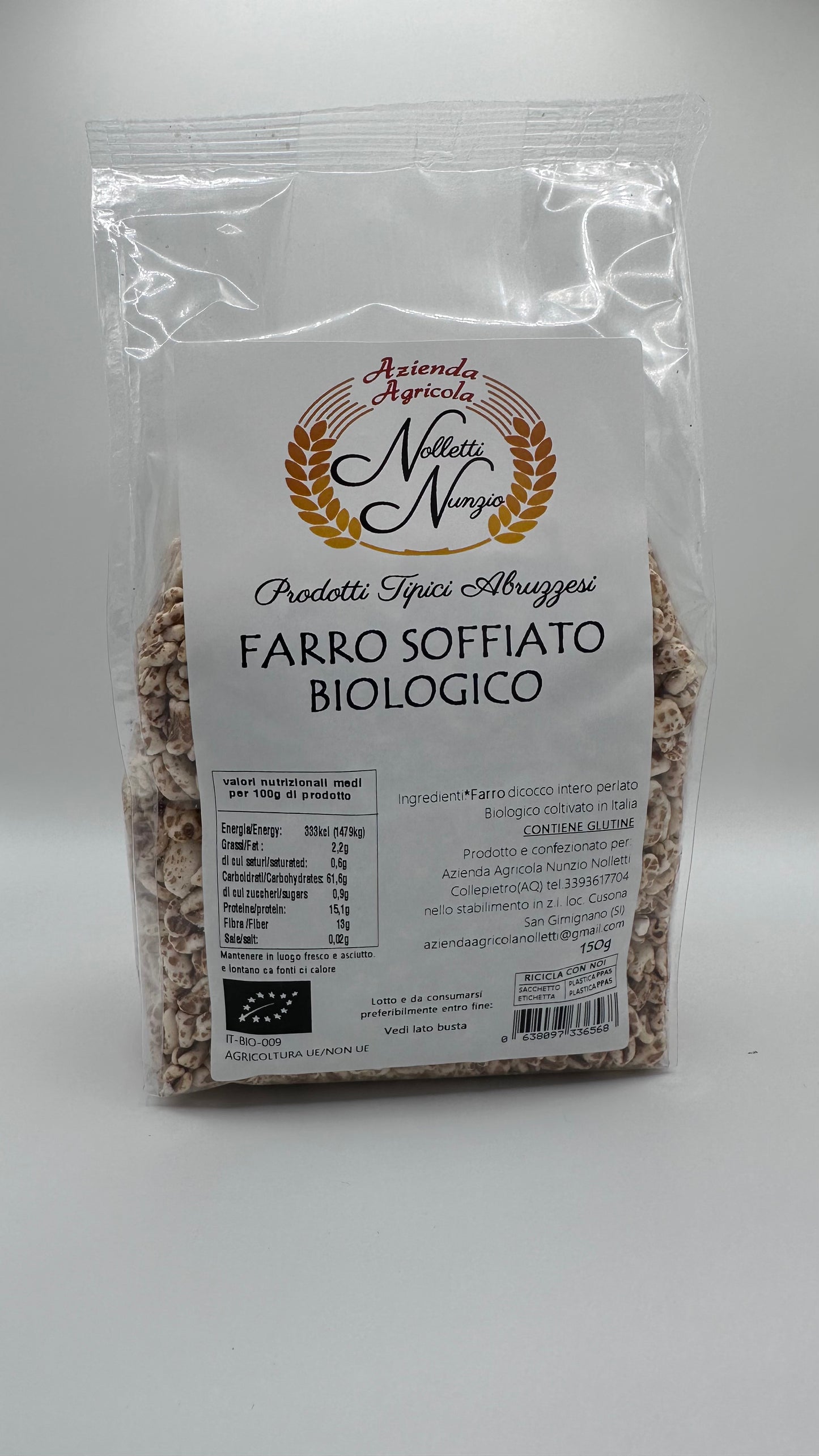 Farro Soffiato Biologico