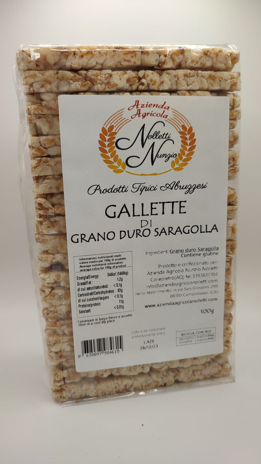 Gallette di Grano duro Saragolla 100g